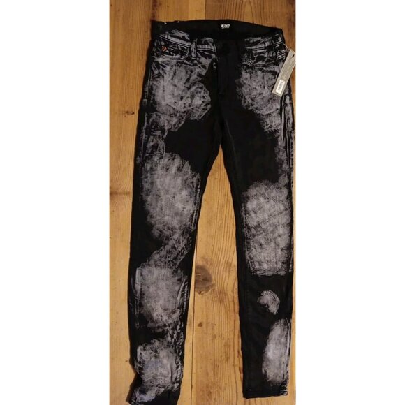 Hudson Womens 27 Black Mid Rise Nico Super Skinny Jeans Stretch NWT $155 - Picture 3 of 10